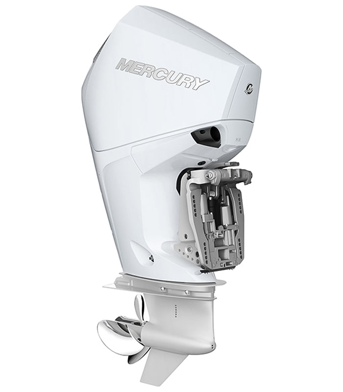 Mercury 200hp White DTS Outboard 200CXL Counter Rotation | Digital Throttle and Shift, Electric Start, 25" Shaft