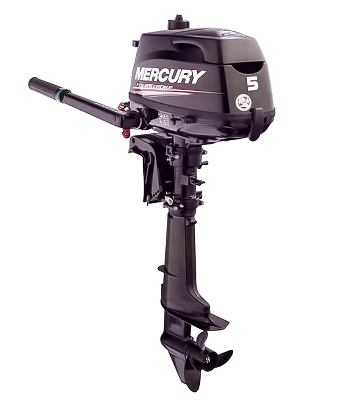 Mercury 5hp Tiller Sail Power FourStroke Outboard Motor, 20" Shaft - Manual Tilt/Trim - Manual Start