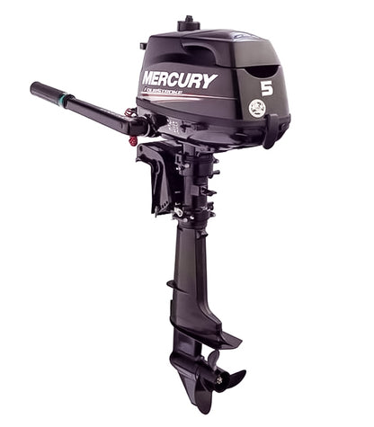 Mercury 5hp Tiller Sail Power FourStroke Outboard Motor, 20" Shaft - Manual Tilt/Trim - Manual Start