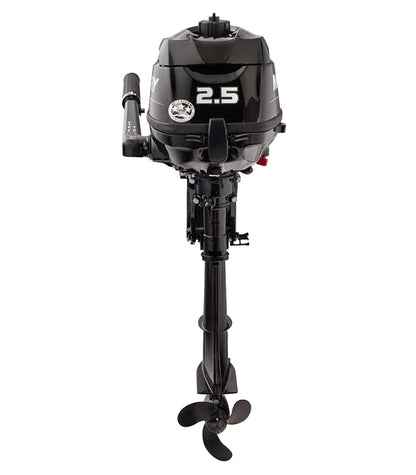 Mercury 2.5hp Tiller FourStroke Outboard Motor - 15" Shaft, Manual Tilt/Trim, Manual Start