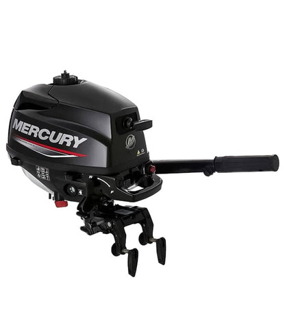 Mercury 3.5hp Tiller FourStroke Outboard Motor - 15" Shaft, Manual Tilt/Trim, Manual Start