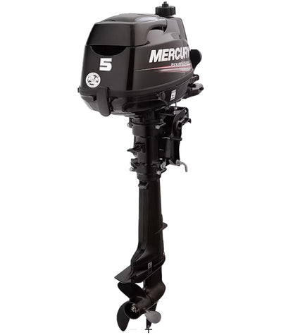 Mercury 5hp Tiller Sail Power FourStroke Outboard Motor, 20" Shaft - Manual Tilt/Trim - Manual Start