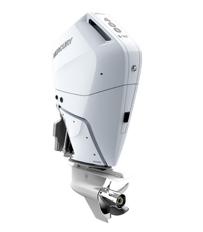 Mercury Verado 400CXL V-10 Outboard 400hp White Counter-Rotation | Digital Throttle and Shift, Electric Start, 25" Shaft (Copy)