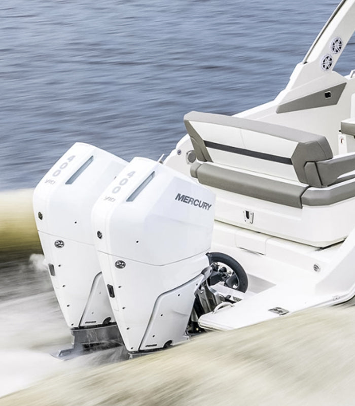 Mercury Verado 400CXL V-10 Outboard 400hp White Counter-Rotation | Digital Throttle and Shift, Electric Start, 25" Shaft (Copy)